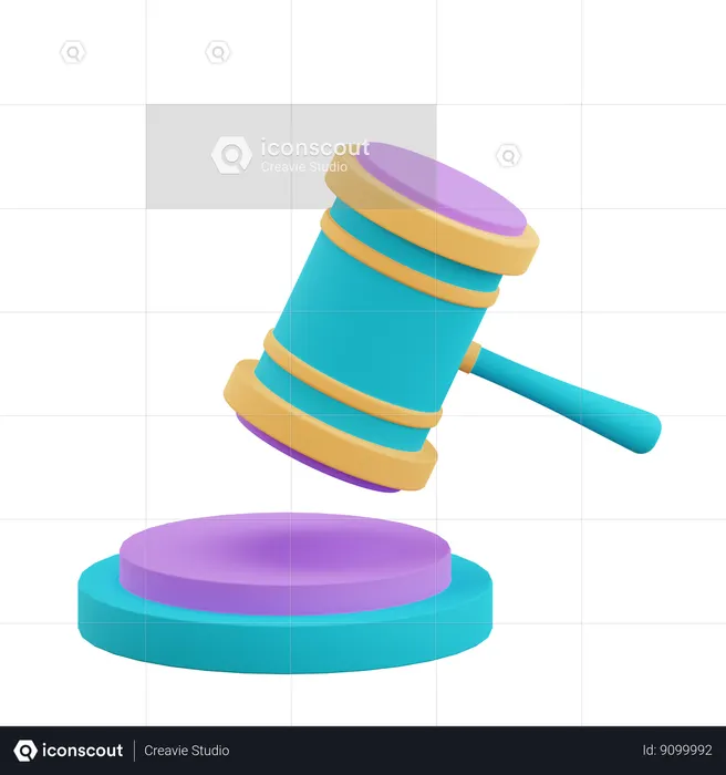 Gavel  3D Icon