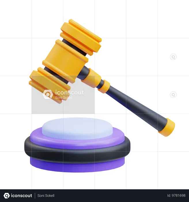 Gavel  3D Icon