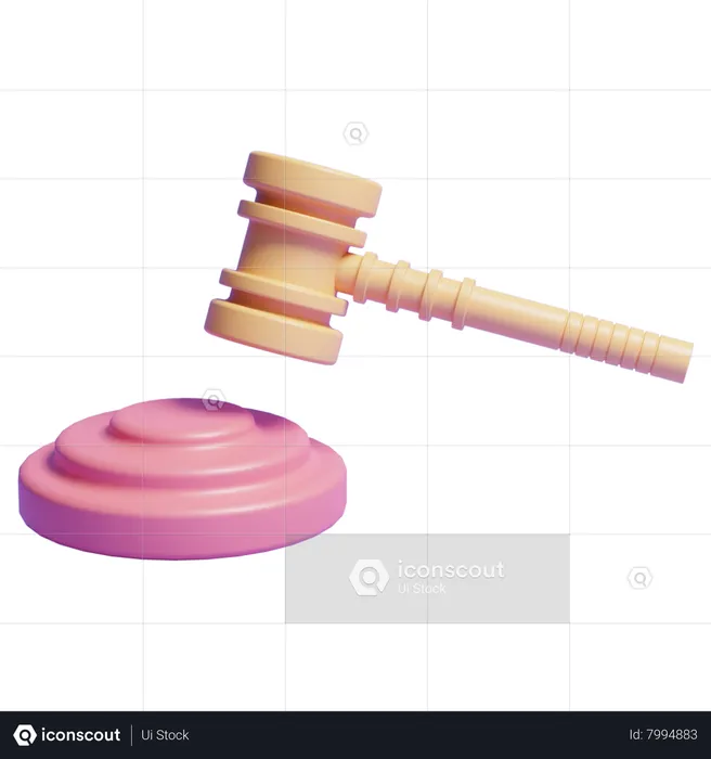 Gavel  3D Icon