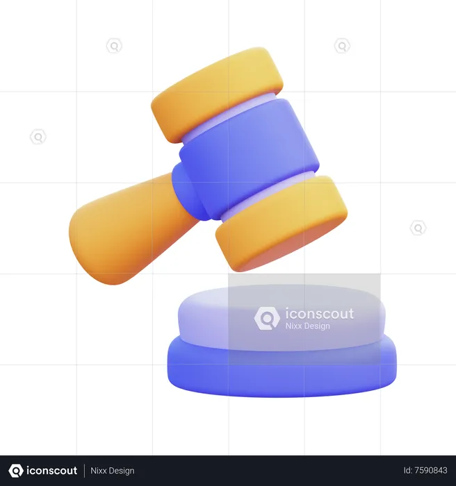 Gavel  3D Icon