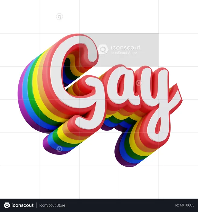 Gay  3D Icon