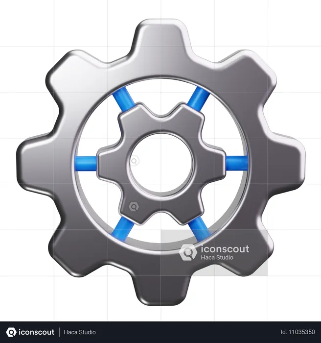 Gear  3D Icon