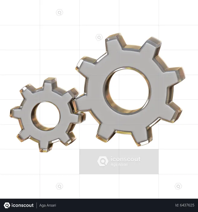 Gear  3D Icon