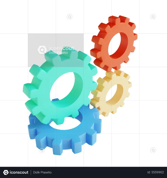 Gear  3D Icon