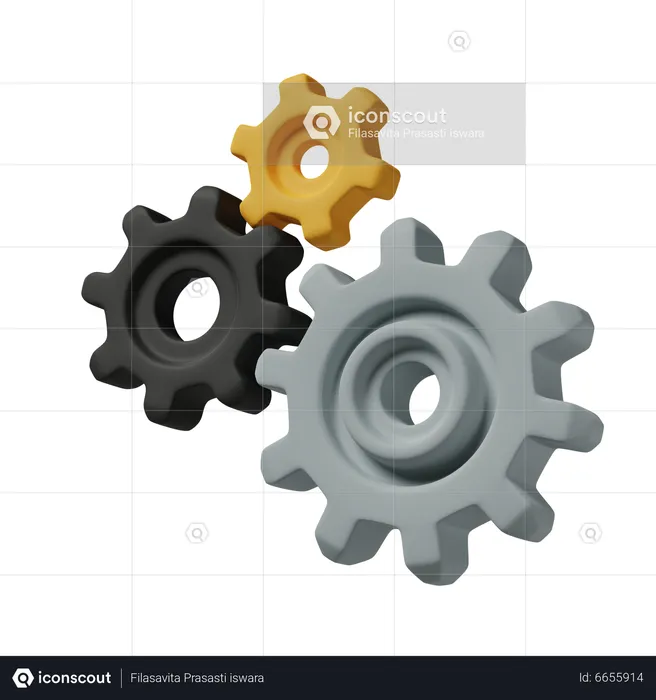 Gear  3D Icon