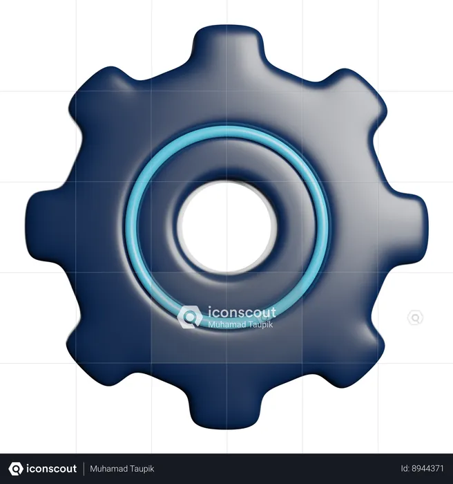 Gear  3D Icon