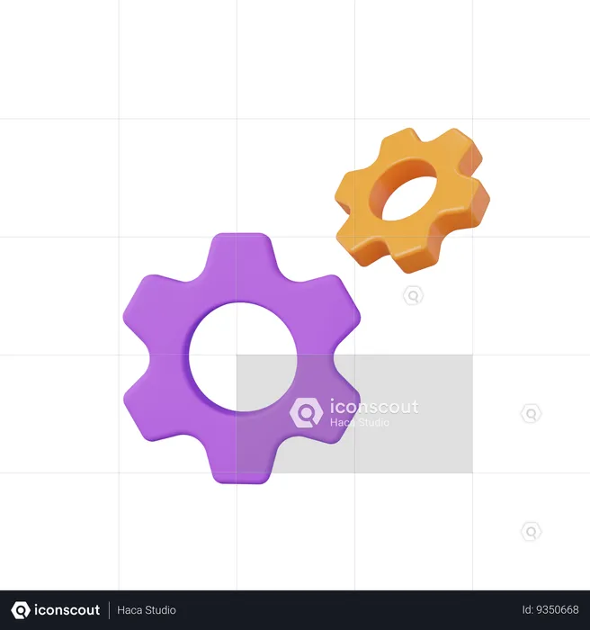 Gear  3D Icon