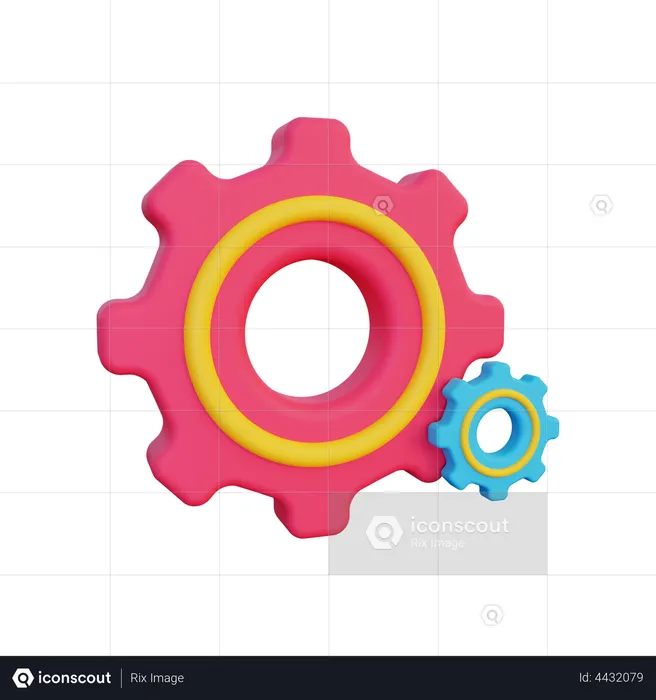 Gear  3D Illustration