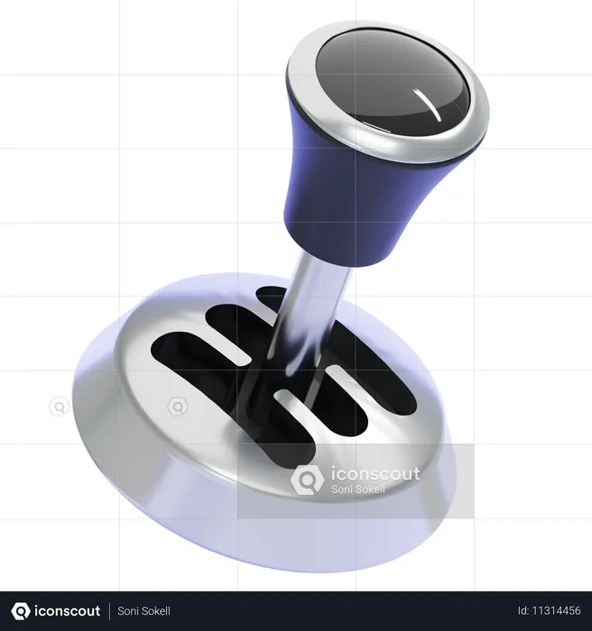 Gear Shift  3D Icon