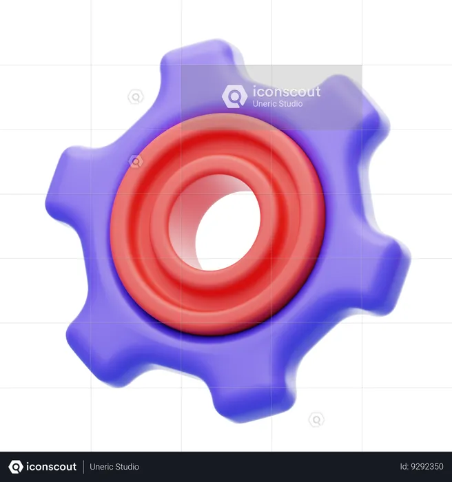 Gears  3D Icon