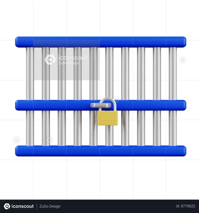 Gefängnis  3D Icon