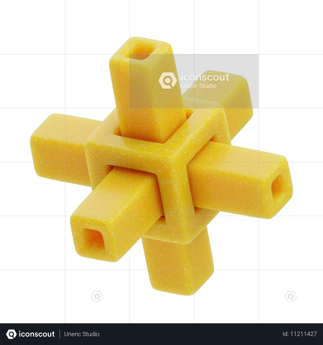 Gekreuzte Balken  3D Icon