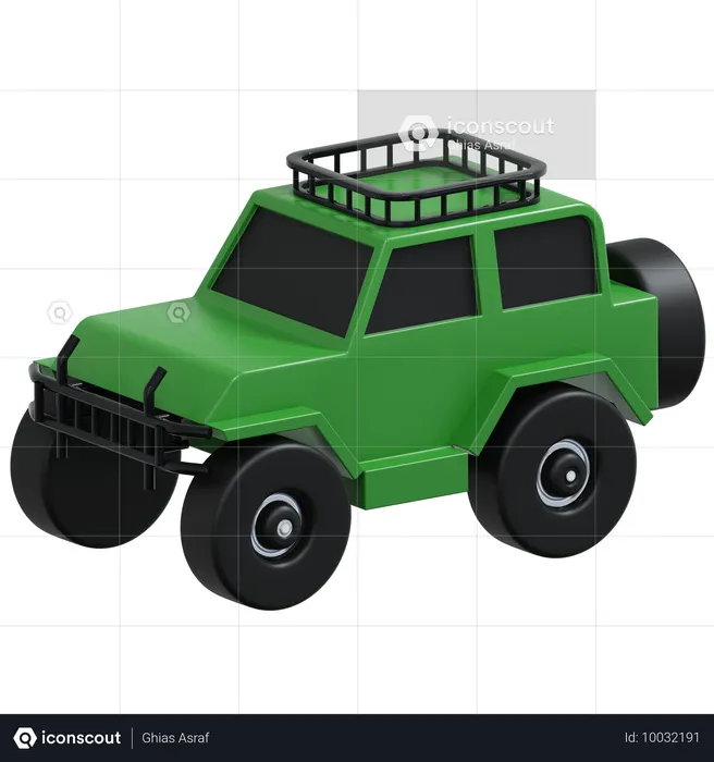 Geländewagen  3D Icon