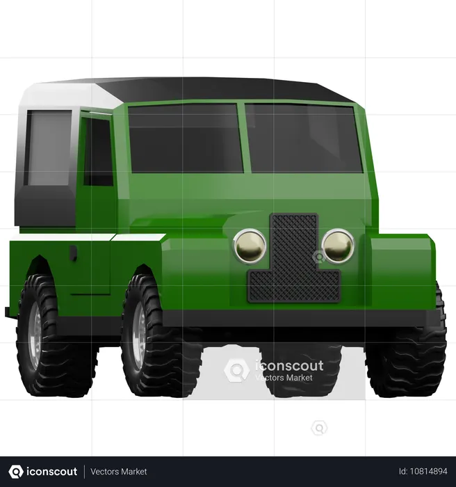 Off roader  3D Icon