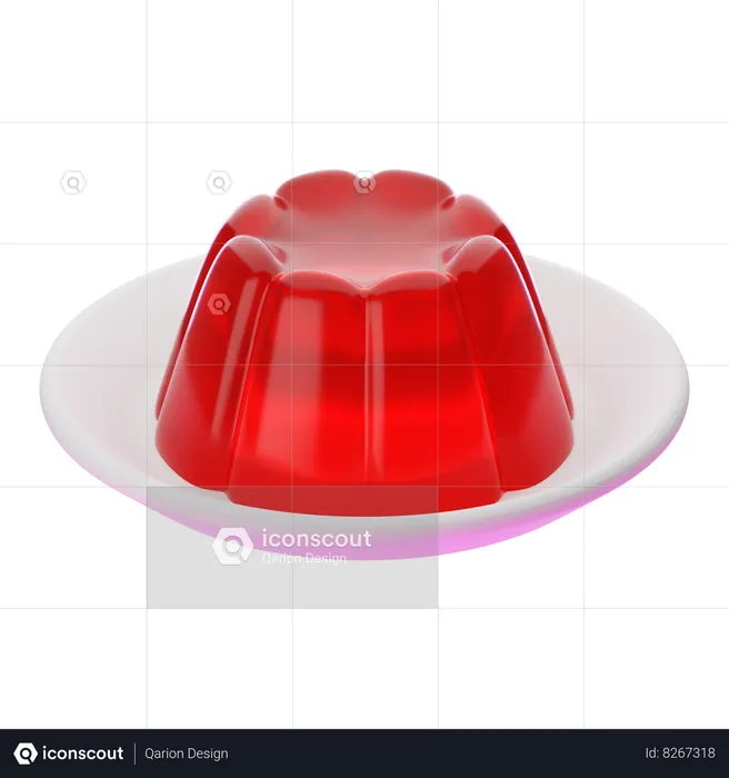 Gelatina  3D Icon