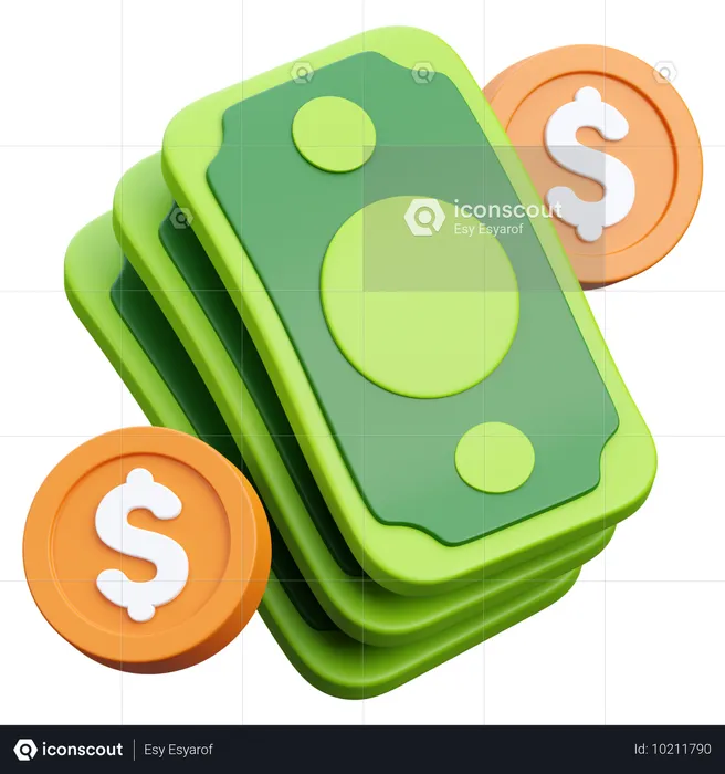 Geld  3D Icon