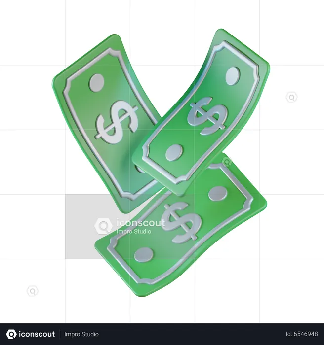 Geld  3D Icon