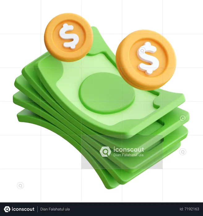 Geld  3D Icon