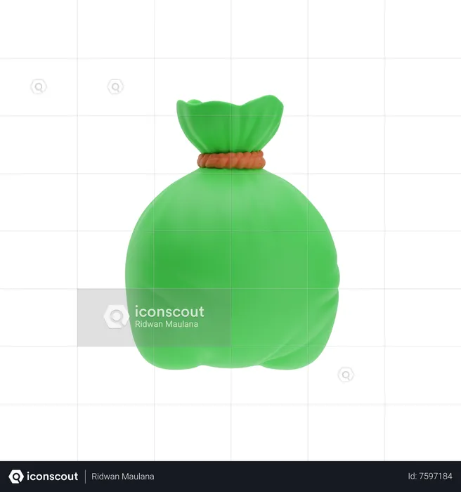 Geldtasche  3D Icon