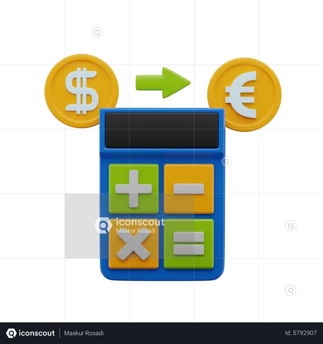 Geldwechsel  3D Icon