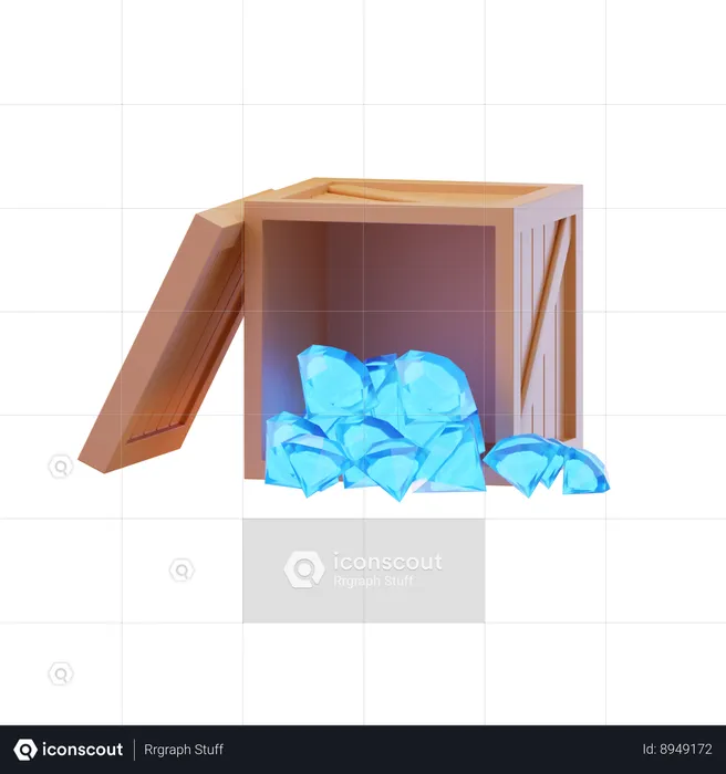 Gem Box  3D Icon
