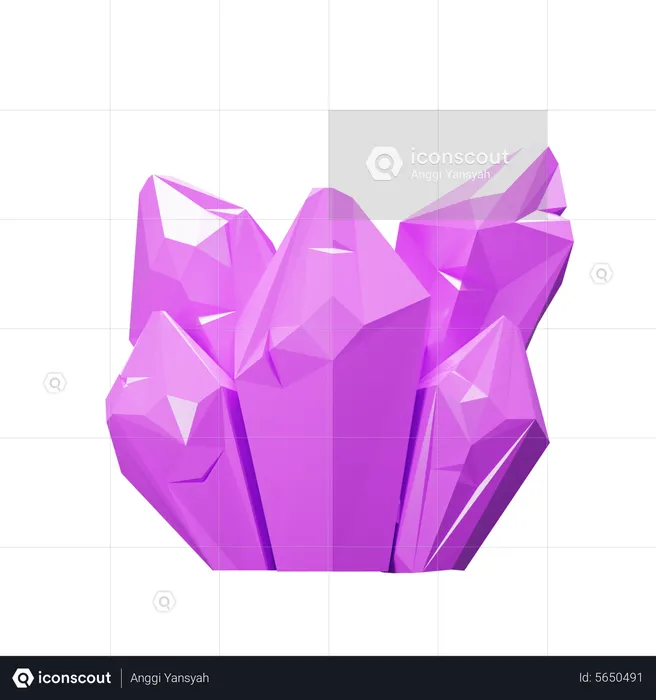 Gem Crystal  3D Icon