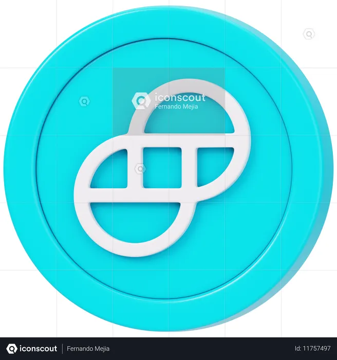 제미니 달러 gusd  3D Icon