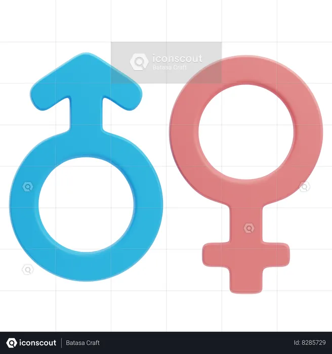 Gender  3D Icon