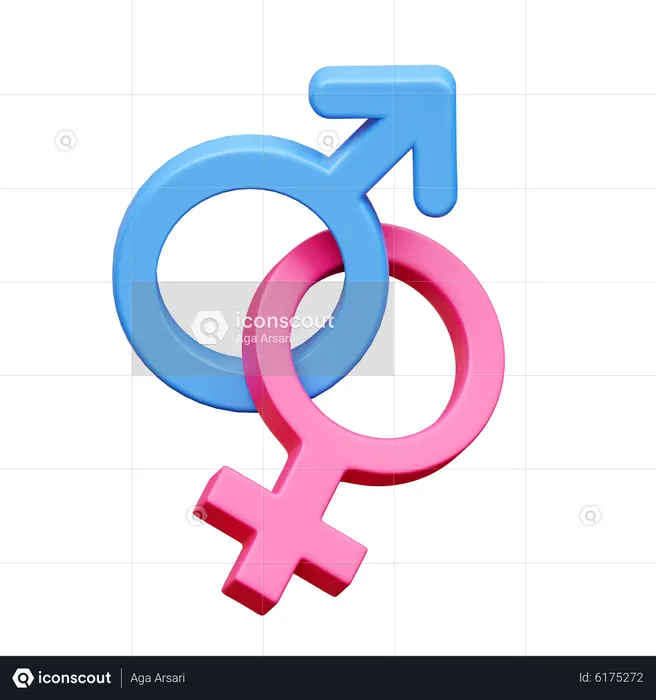 Gender  3D Icon