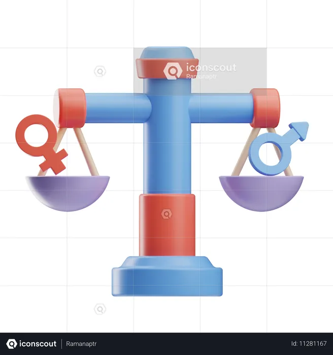 Gender Equality  3D Icon