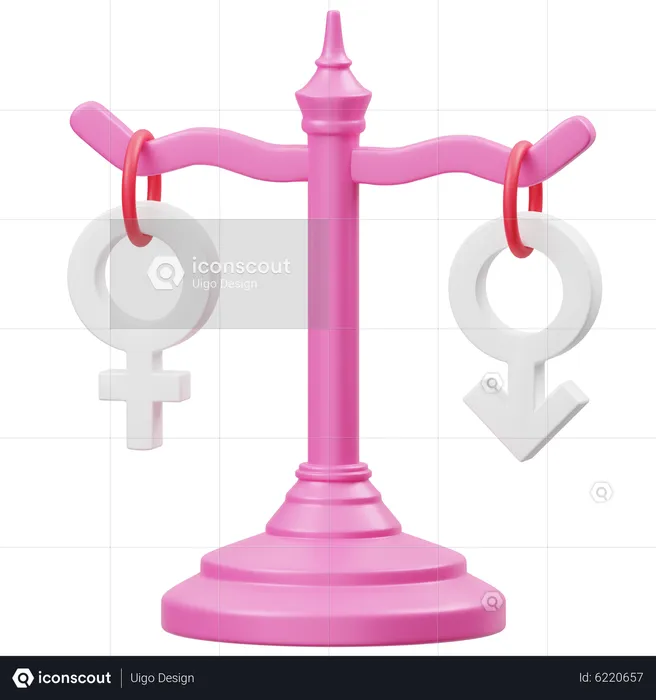 Gender Equality  3D Icon