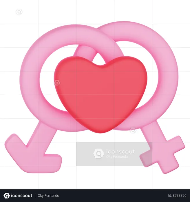 Gender Sign  3D Icon