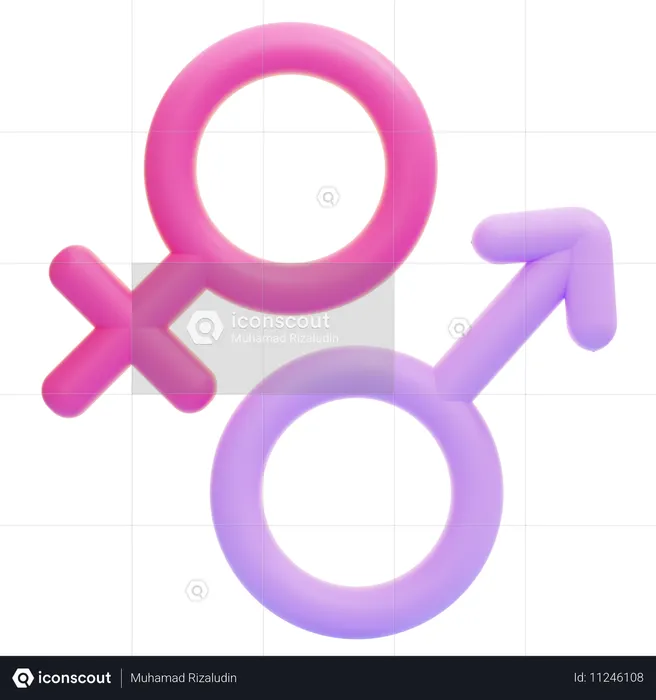 Gender Sign  3D Icon