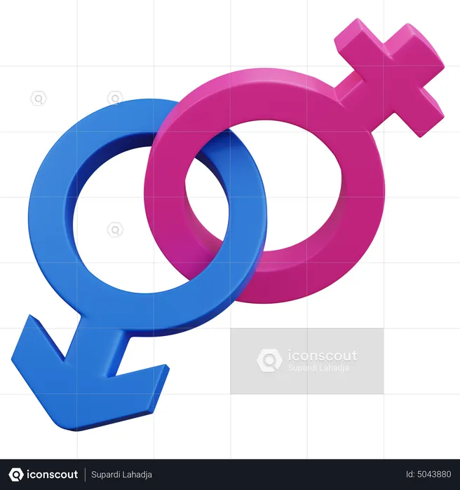 Gender Sign  3D Icon