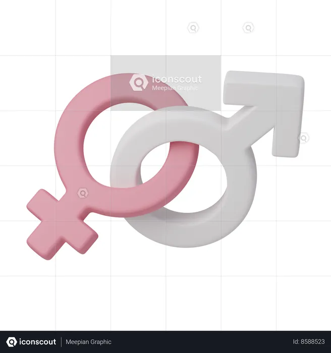 Gender Sign  3D Icon