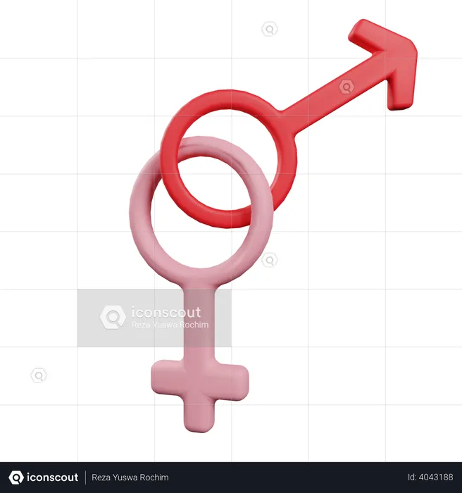 Gender Sign  3D Illustration