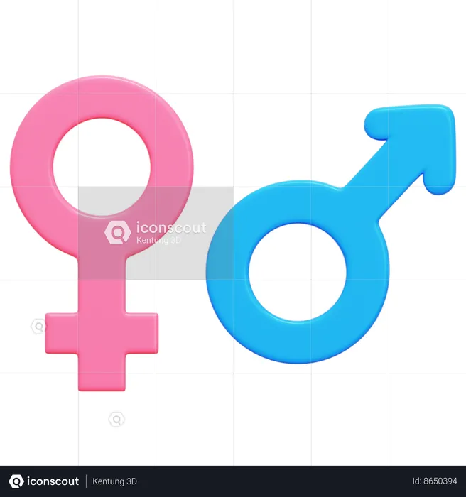 Gender Symbol  3D Icon
