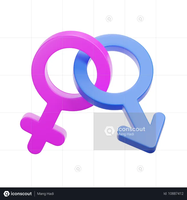 Gender Symbol  3D Icon