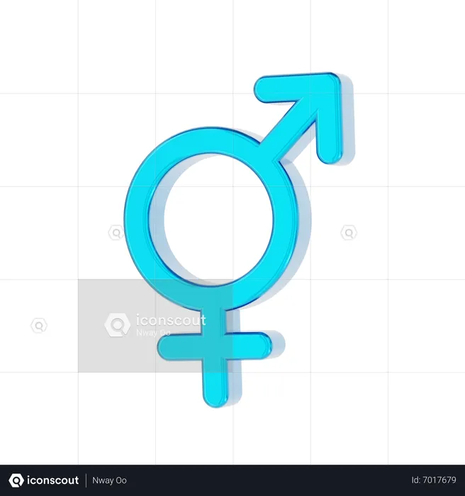 Gender symbol  3D Icon