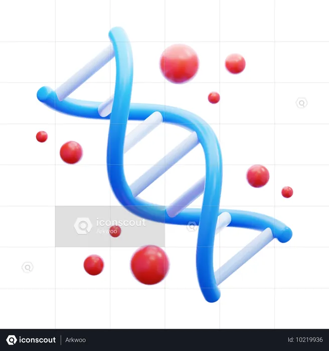 Gene  3D Icon