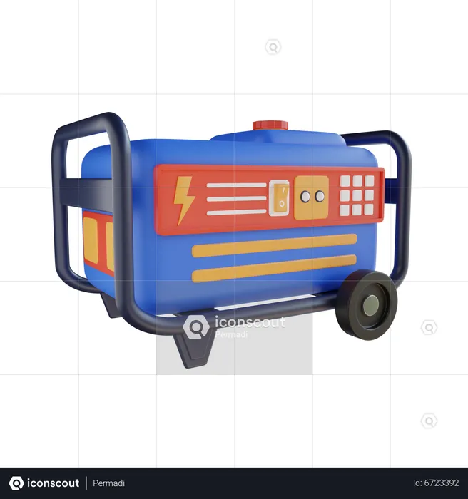 Generator  3D Icon