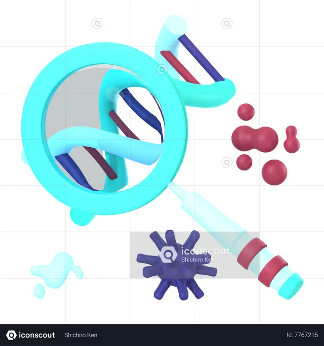 Genetic Experiment  3D Icon