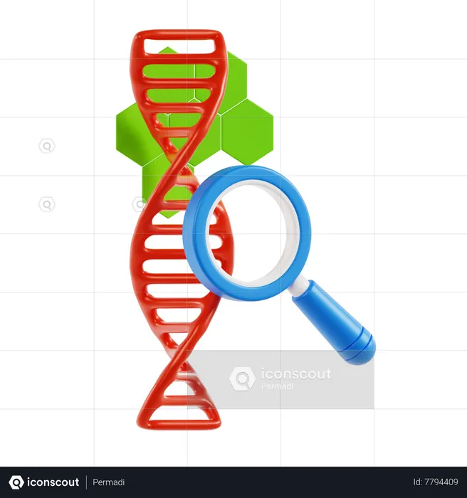 Genetics  3D Icon