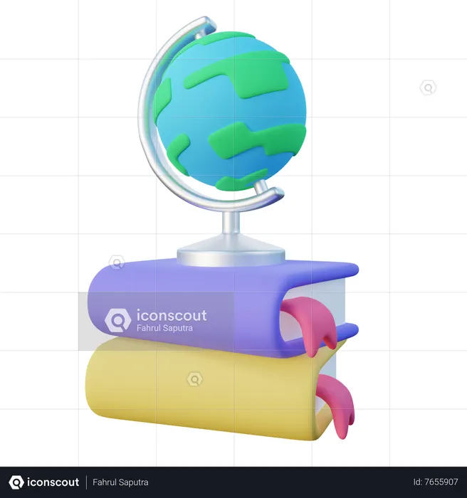 Geography Book  3D Icon