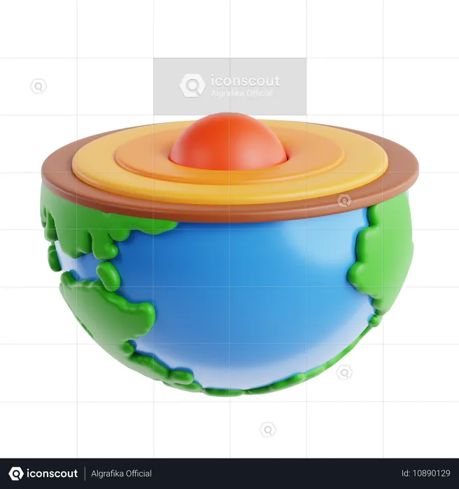 Geologia  3D Icon