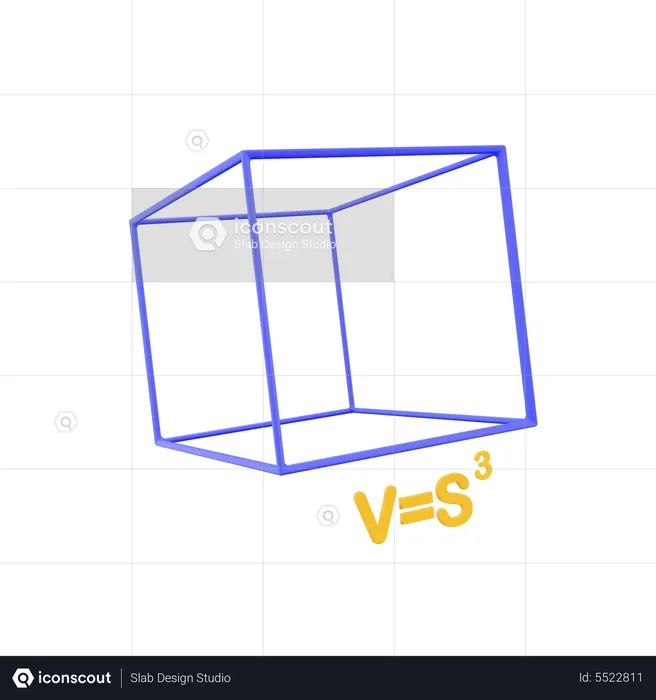 Geomerty Cube  3D Icon
