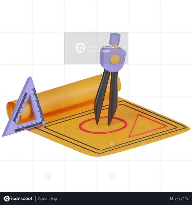 Geometry Design  3D Icon