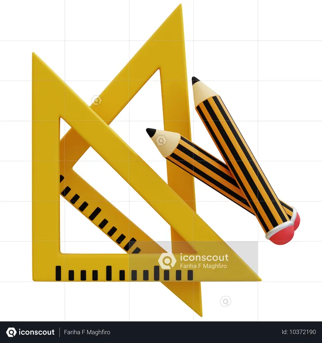 Geometry Essentials: Stationery Tools  3D Icon