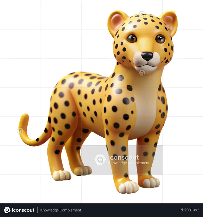 Gepard  3D Icon