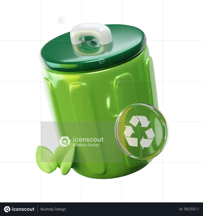 Gestão de resíduos  3D Icon